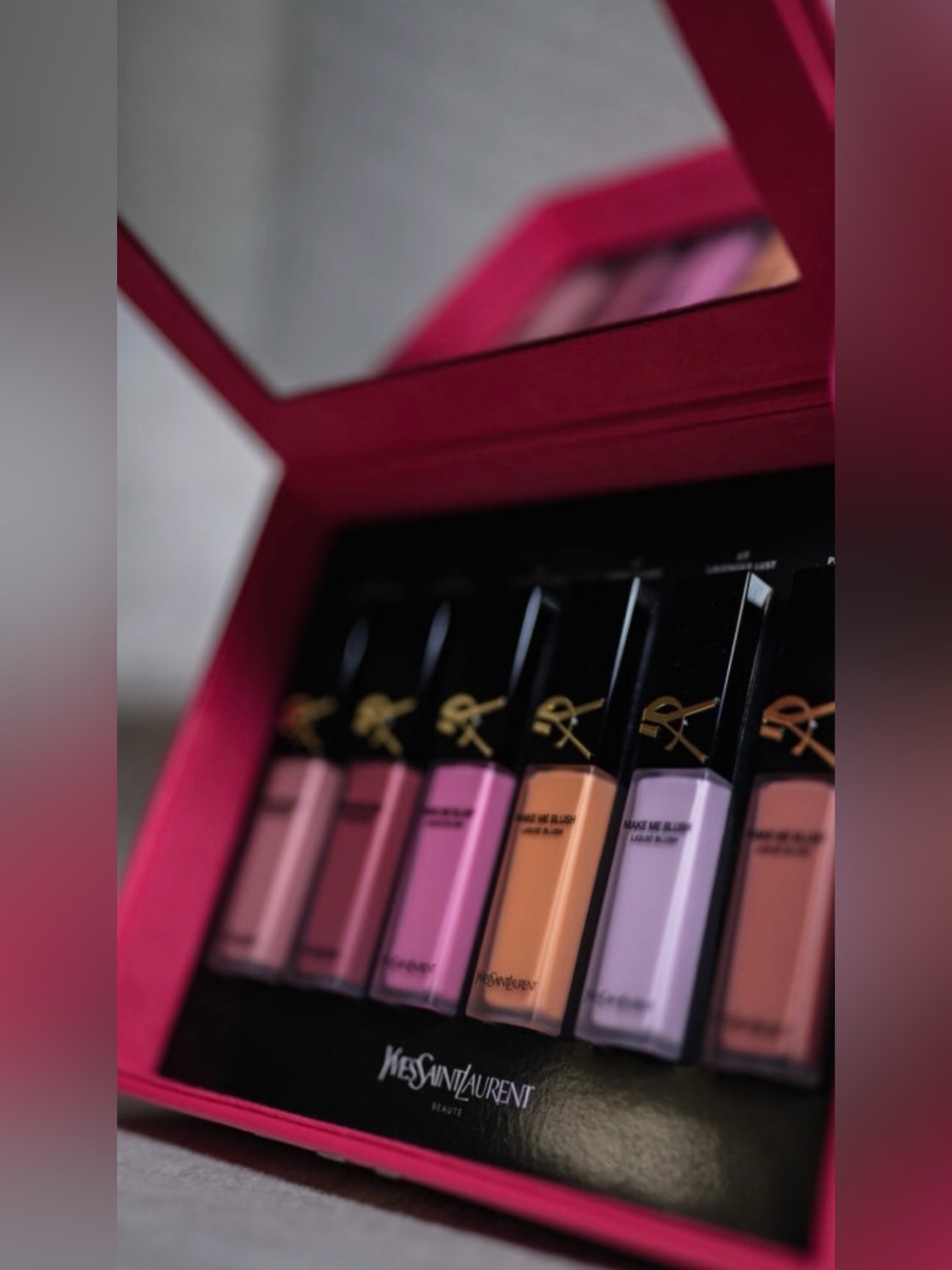 YSL Make Me Blush 12H Blurring Liquid Blush Full Collection w/ box - Picture 3 of 4